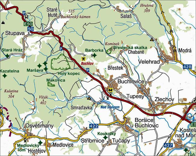 Mapa mikroregion Buchlov, 650x515, 103.70 KB