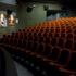 Instalace výstavy v projekčním sále kina Hvězda